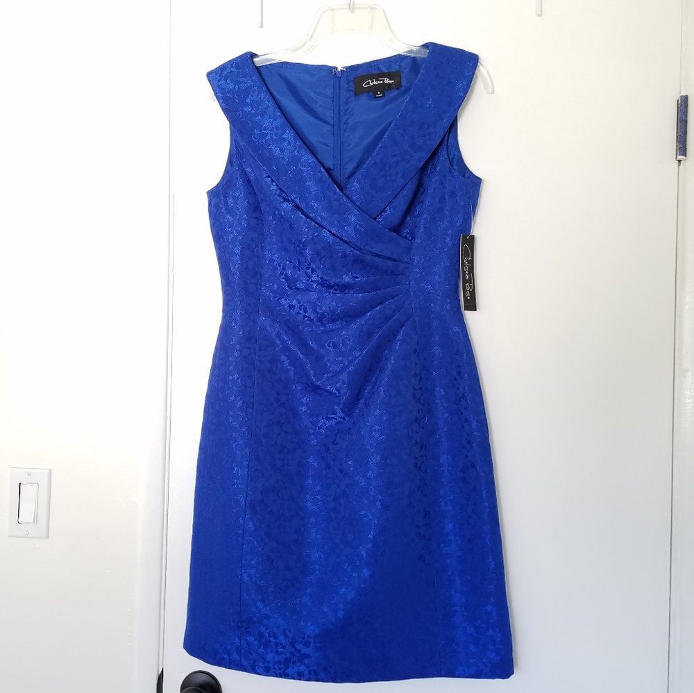 💎NWT Elegant Sapphire Blue Pencil Dress
